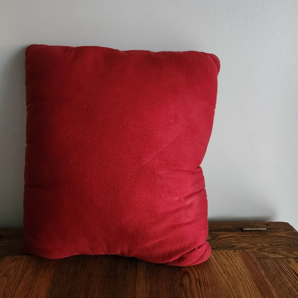Christmas Santa Decorative Pillow by Riverdale Needlepoint Made in USA
